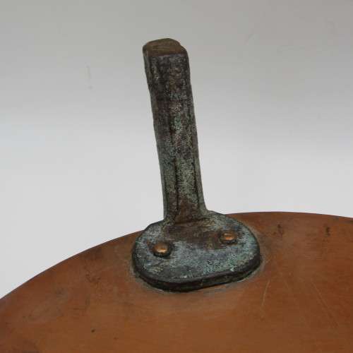 Antique Copper pie pan with original lid