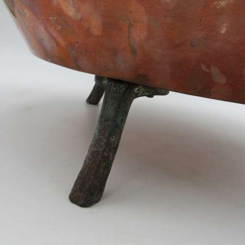 Antique Copper pie pan with original lid