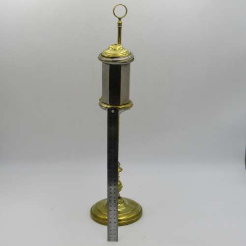Antique brass student lamp - some missing parts