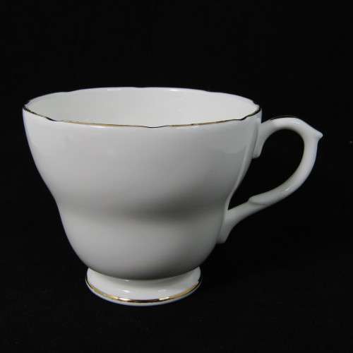 Duchess white and gold porcelain trio