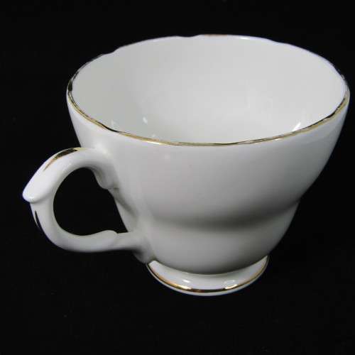 Duchess white and gold porcelain trio