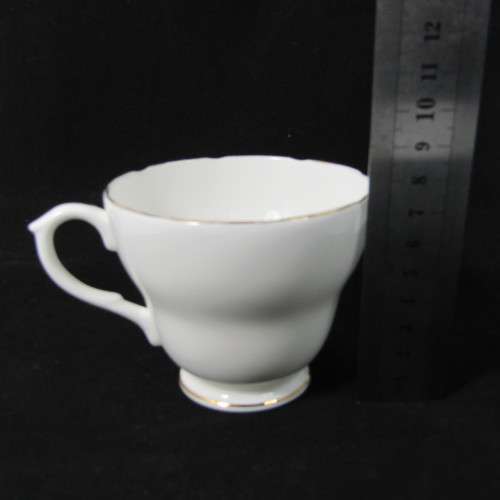 Duchess white and gold porcelain trio