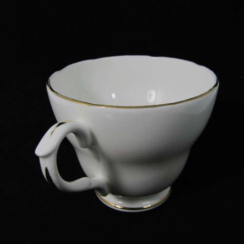 Duchess white and gold porcelain trio