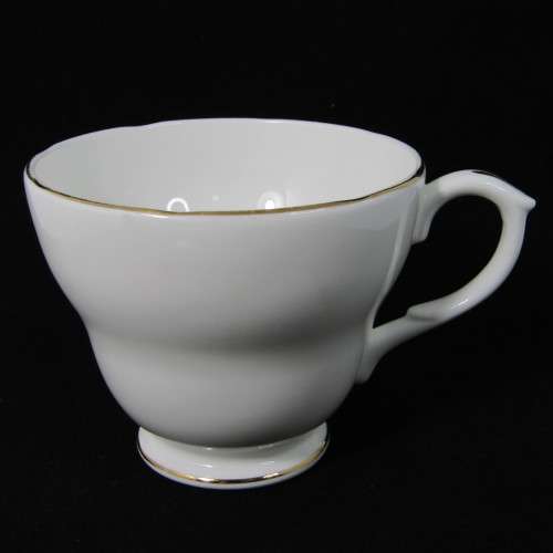 Duchess white and gold porcelain trio