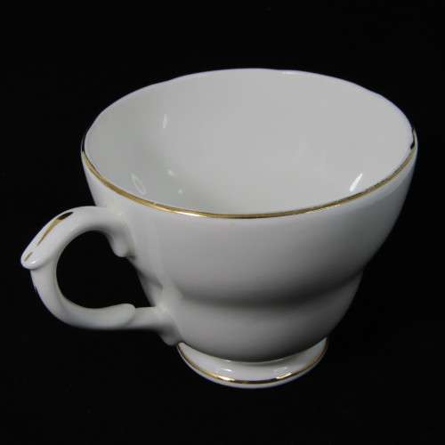 Duchess white and gold porcelain trio