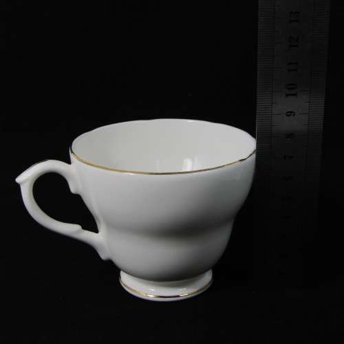 Duchess white and gold porcelain trio