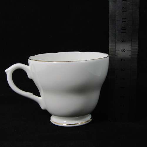 Duchess white and gold porcelain trio
