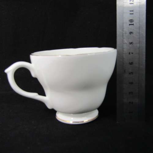 Duchess white and gold porcelain trio