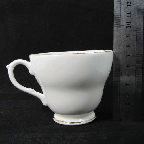 Duchess white and gold porcelain trio