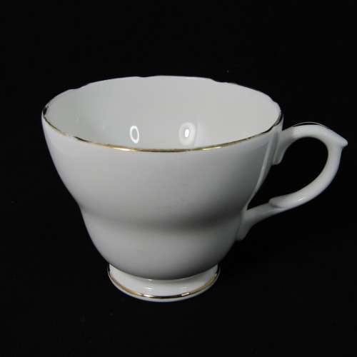 Duchess white and gold porcelain trio