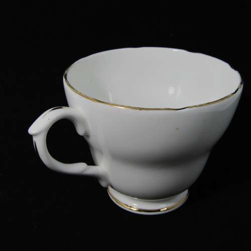 Duchess white and gold porcelain trio