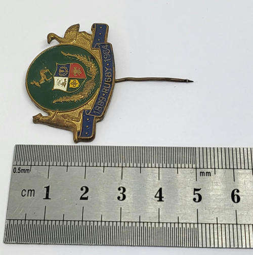 1964 Rugby commemorative pin badge - Springboks, Wallabies, Silver Ferns and Lions