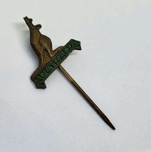 Very early vintage Australia rugby pin badge