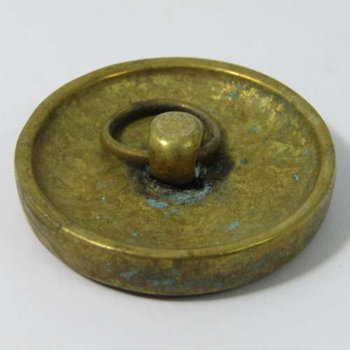 Antique yellow copper bath plug