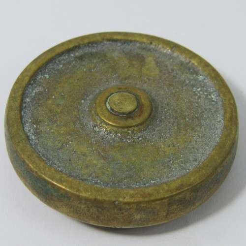 Antique yellow copper bath plug