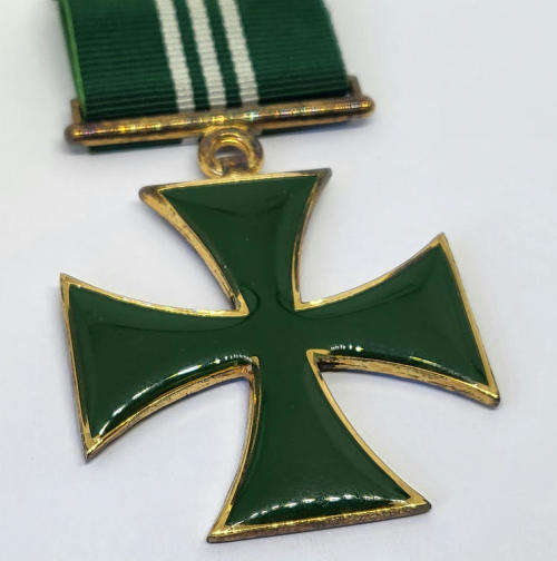 SA Prison service cross for Merit in silver issued to 1570 D Manual