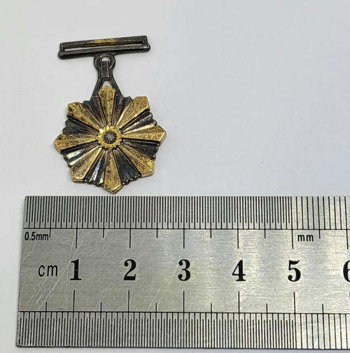 SA Prison Service Silver Officers Merit Miniature Medal