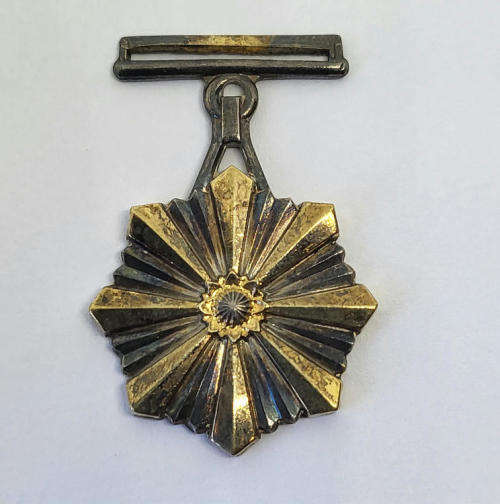 SA Prison Service Silver Officers Merit Miniature Medal