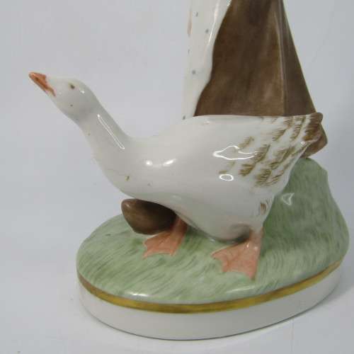 Royal Copenhagen vintage girl with duck figurine