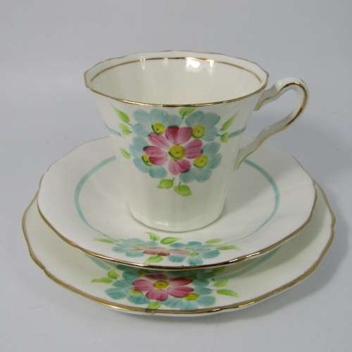 Vintage Adderley porcelain trio