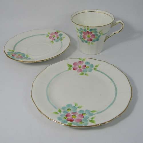 Vintage Adderley porcelain trio