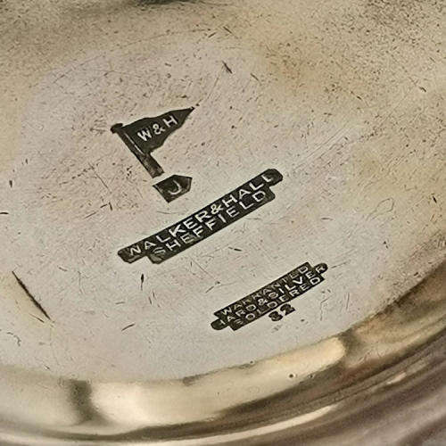 South African Parliament pre 1953 silver plated mug by Walker and Hall
