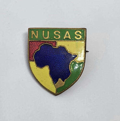 National Union of South African students - Vintage enameled pin brooch