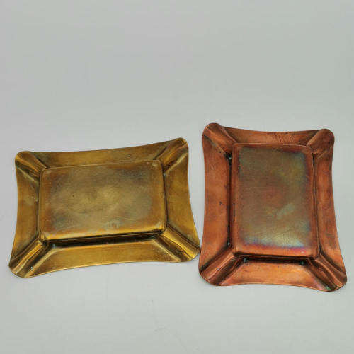 Vintage South West Africa copper and brass ashtrays - sold in Etosha