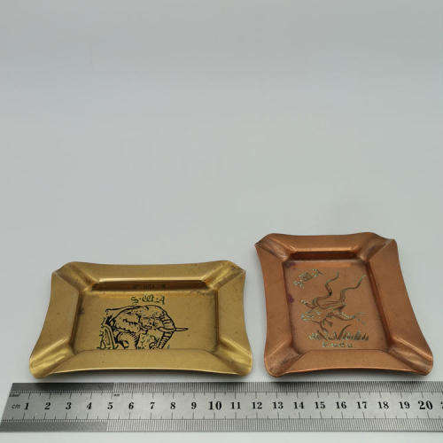 Vintage South West Africa copper and brass ashtrays - sold in Etosha