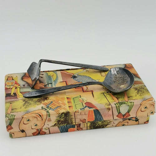 Vintage Baby silverplated feeding set
