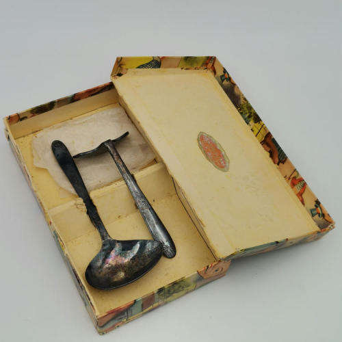 Vintage Baby silverplated feeding set