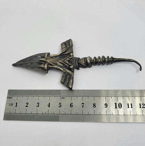 Handmade sterling silver stingray brooch - Weighs 51,0g