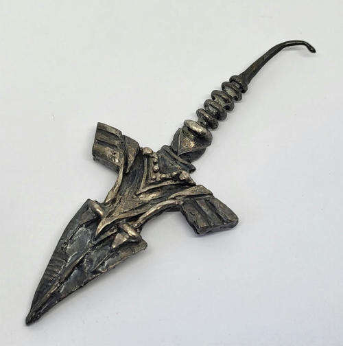 Handmade sterling silver stingray brooch - Weighs 51,0g