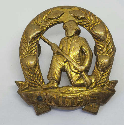 SADF brass Unitas commandos cap badge