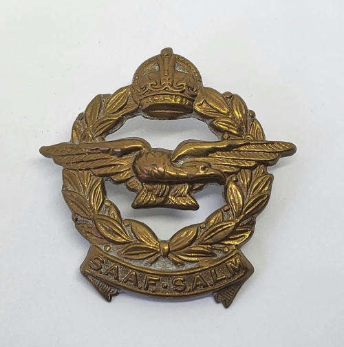 WW2 SA Air Force cap badge