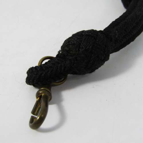 Black Rhodesian Army lanyard - 57cm