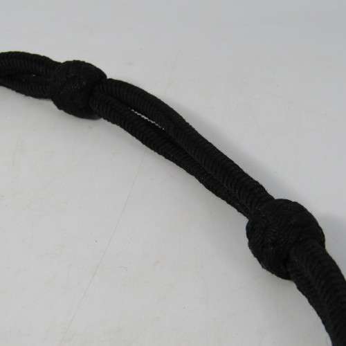 Black Rhodesian Army lanyard - 57cm