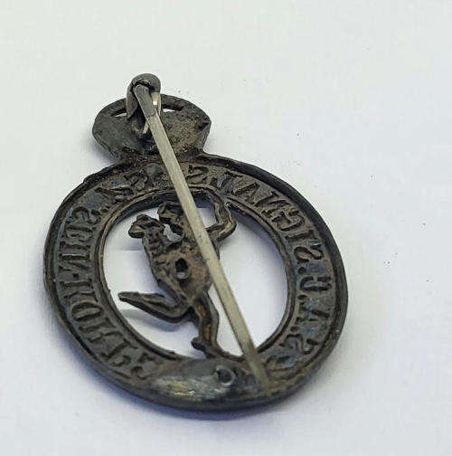 WW2 SA Signals corps cap badge with pin