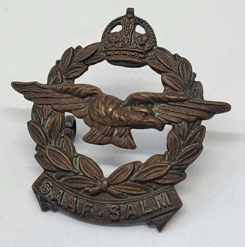 WW2 SA Air Force cap badge