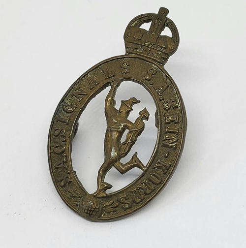 WW2 SA Signals corps cap badge