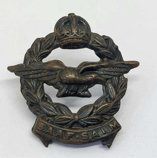 WW2 SA Air Force cap badge