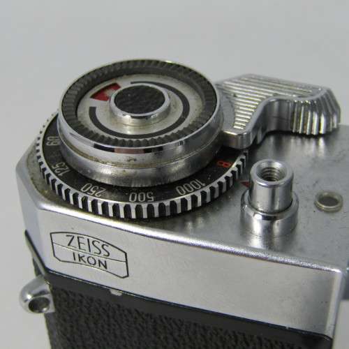 Vintage Zeizz Ikon Icarex 35 CS 35mm camera with Tessar 2,8/50mm clean lens - shutter working