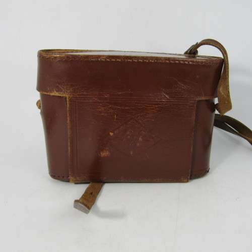 Vintage ASGFA Isolette II folding camera with Vario shutter and AGFA Agnar 1:4.5/85 lens in pouch