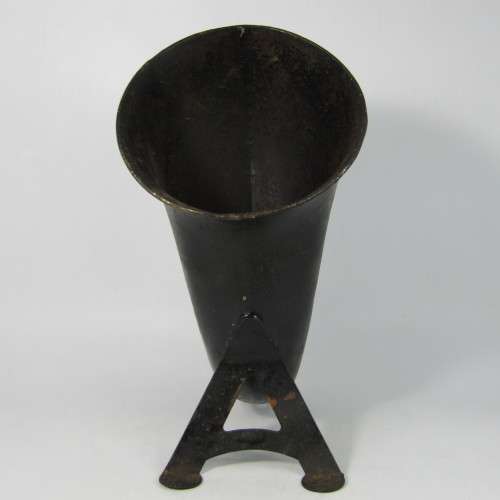 Antique Candlestick telephone receiver sound amplifier horn - very rare stick