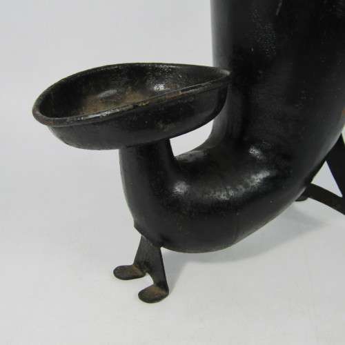 Antique Candlestick telephone receiver sound amplifier horn - very rare stick