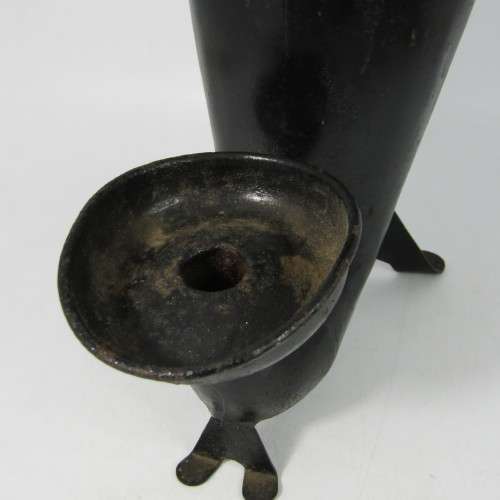 Antique Candlestick telephone receiver sound amplifier horn - very rare stick