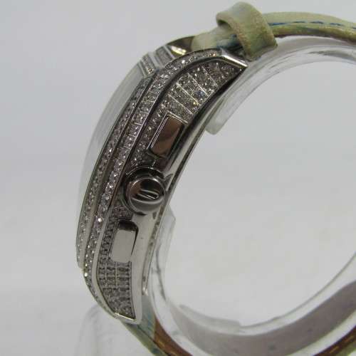 Elini New Yorker ladies quartz chronograph with box and extra strap - working