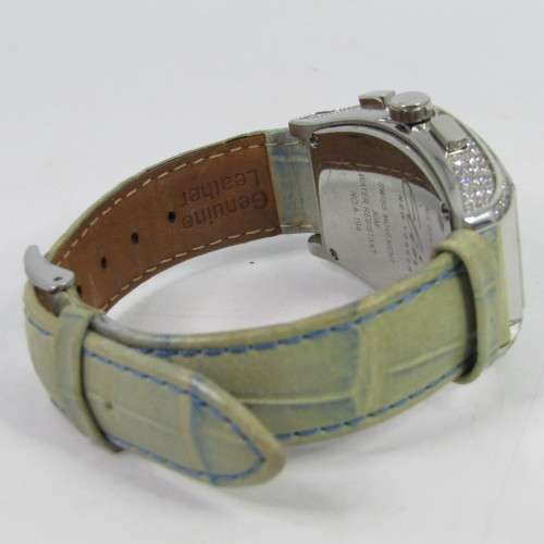 Elini New Yorker ladies quartz chronograph with box and extra strap - working