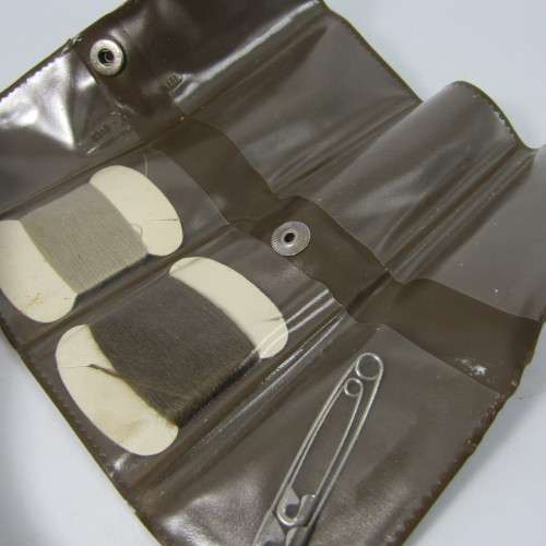 1980 SADF Military sewing kit pouch with some contents