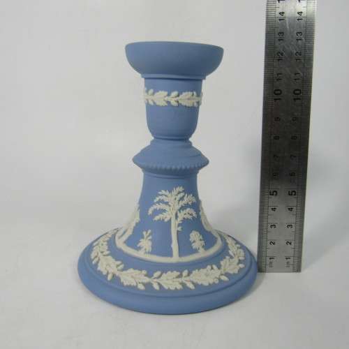 Vintage Wedgwood Jasperware candlestick